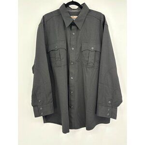 5.11 Tactical Class A Flex-Tac Button Down Twill Long Sleeve Shirt Black 2XL